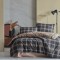 Lenjerie de pat ranforce clasy king size (arbon)