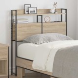 Cumpara ieftin Tăblie de depozitare cu raft Stejar sonoma 75 cm Lemn compozit