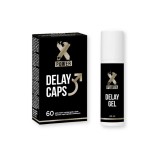 Pachet pentru bărbați: Capsule Xpower Delay Caps, 60 buc + Gel XPower Delay, 60 ml