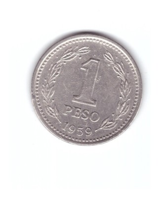 Moneda Argentina 1 peso 1959, stare buna, curata foto