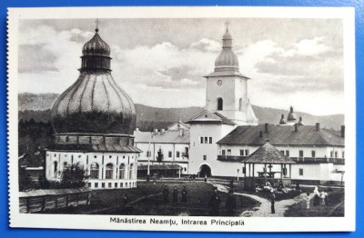 Manastirea Neamtu - Intrarea principala - aprox. 1928 - printata, necirculata foto