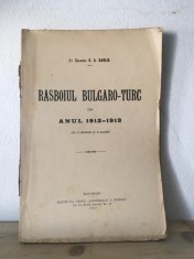 G. A. Dabija - Rasboiul Bulgaro-Turc din Anul 1912-1913 foto