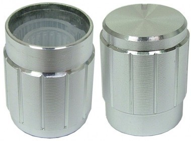 Buton 13mm argintiu