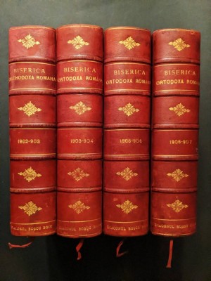 ✝ BISERICA ORTODOXA ROMANA &amp;ndash; REVISTA ECLEZIASTICA circa 5734 pag. cateva ilustratii ISTORIE RELIGIE 4 Vol. vechi Tipografia &amp;ldquo;Cartilor Bisericesti&amp;rdquo; BOR foto