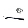 Set Autoaparare: Baston Telescopic Otel 64cm, Box Argintiu 0.5cm. Ideal pentru protectie personala! Compact, rezistent. ideallstore