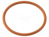 Garnitură O-ring VMQ roșie 55mm M63 HUMMEL 2mm temperatura -60-250&deg;C