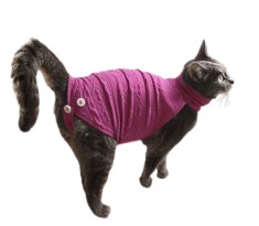 Tricou full body Petas, postoperator pentru caini si pisici tip 2,mar S,M,L,XL foto