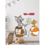 Cumpara ieftin Sticker Perete Autocolant TOM &amp; JERRY, 90x38cm - 80242