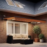 Cumpara ieftin Copertina electrica cu LED si senzor 3 x 2,5 m Nisipiu