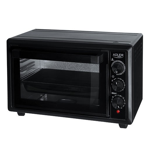 Cuptor electric, 1500 W, 26 l, negru, Adler AD6023