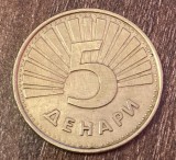 C50 - Moneda foarte veche - Macedonia - 5 dinarI - 1993