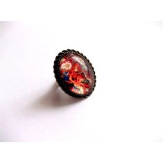 inel sticla multicolor 46589