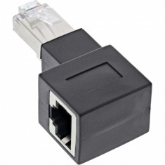 Adaptor de retea RJ45 Cat.6A unghi dreapta, InLine 69991C