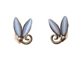 CERCEI CLIPS VINTAGE DIN METAL CU FINISAJ AURIU