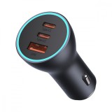 Incarcator auto Baseus Golden 65w type c si usb CGJP010013 gri