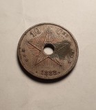 Congo Colonie Belgiana 10 Centimes 1888, Africa