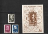 ROMANIA 1961 LP 539 LP 540 MARI ANIVERSARI + 50 ANI DE LA MOARTEA LUI I.L.CARAGIALE MNH