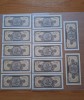 Bancnote 1 leu 1952 lot consecutive