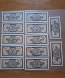 Bancnote 1 leu 1952 lot consecutive