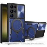 Husa pentru Samsung Galaxy Z Flip8 F776, Techsuit, CamGuard Pro, Albastra