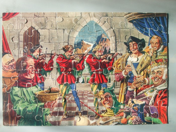 JOC PUZZLE VECHI - CURTE REGALA