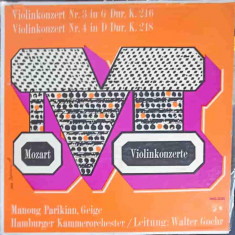 Disc vinil, LP. Violinkonzert Nr. 3 In G Dur, K. 216. Violinkonzert Nr. 4 In D Dur, K. 218-Mozart, Manoug Pariki