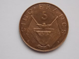 5 francs 1965 RWANDA