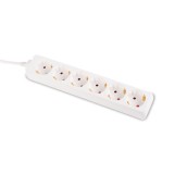 Prelungitor 3m 6 prize, alb, Inlet