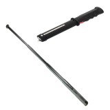 Baston cu electrosoc si lanterna, TW-809, baston telescopic, 77 cm, cadou
