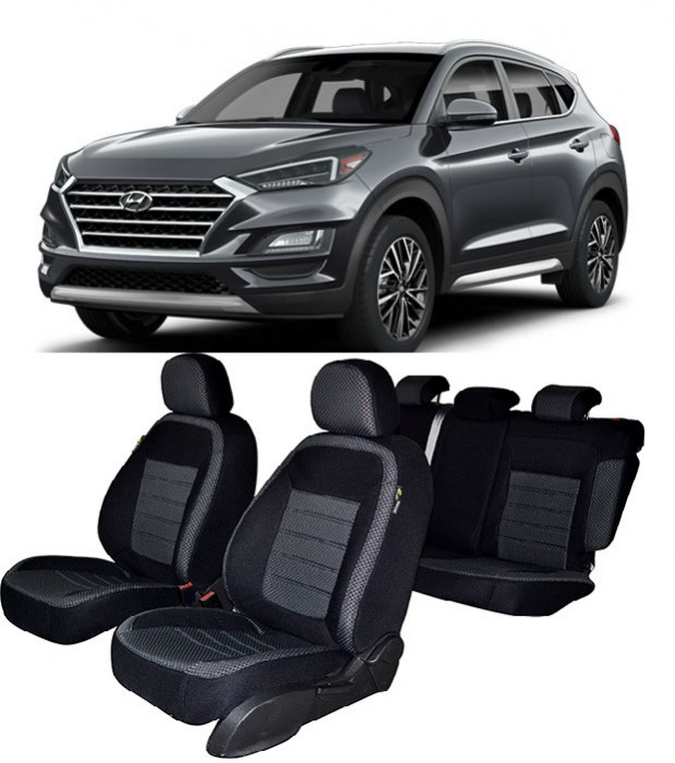 Set huse scaune dedicate HYUNDAI TUCSON (2015-2021) (BANCHETA FRACTIONATA)