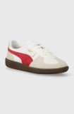 Puma sneakers din piele Palermo culoarea alb, 396464