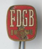 Insigna veche 1960 - FDGB - Lumea Comunista - Sindicat