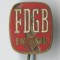 Insigna veche 1960 - FDGB - Lumea Comunista - Sindicat