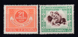 ROMANIA 1956 LP 403 RECENSAMANTUL POPULATIEI SERIE MNH, Nestampilat