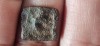 India antica , secol II - I i.H. 1/4 kashapana , 1,2 grame , dinastia Mauria , simbolizand un elefant, Europa