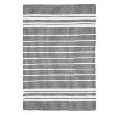 Prosop Pahare, Model Dungi, Culoare Gri cu Alb, Dimensiuni 60x40cm, 70% Bumbac 30% Poliester