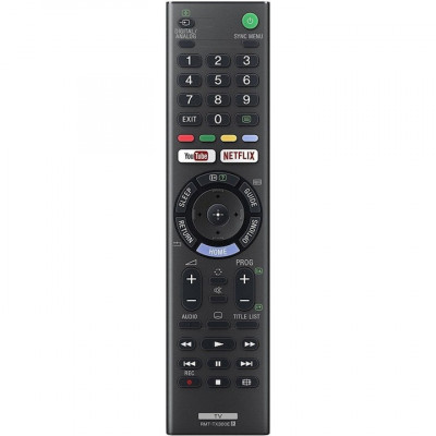 Telecomanda pentru LED SONY cu Netflix, neagra cu functiile telecomenzii originale foto