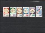 ROMANIA 1964 LP 586 JOCURILE ALCANICE DE ATLETISM-BUCURESTI SERIE MNH NESTAMPILATA, Nestampilat
