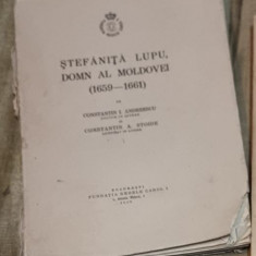 Constantin I. Andreescu, Constantin A. Stoide - Stefanita Lupu, Domn al Moldovei (1659-1661)