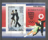 Korea 1979 Sport, Olympics, imperf. sheet, used T.305, Stampilat
