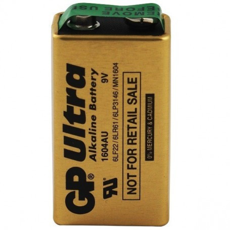 Baterie GP Industrial 6LR61/9V-Conținutul pachetului 1 Bucată