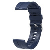 Curea din silicon compatibila cu Samsung Galaxy Watch3 45mm, Telescoape QR, 22mm, Prussian Blue, VD Very Dream