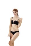 BRA168-1 Sutien bandeau cu decupaj in V intre cupe