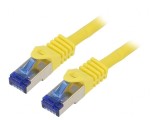 Patch cord S/FTP Cat6a Galben 10m LSZH, Logilink