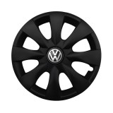 Set 4 capace roti potrivite jantelor de 15 inchi (R15) compatibile VOLKSWAGEN, Model - 316 Black Edition
