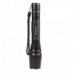 Lanterna LED 3W Zoom Alimentare 12V 220V 2x18650 MX3302T6 foto