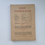 Revista Fundatiilor Regale, Bucuresti, anul VIII, nr. 7, 1 iulie 1941