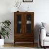 VidaXL Dulap &icirc;nalt, stejar maro, 69,5x31x115 cm, lemn prelucrat 828315