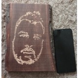 Lemn Masiv tablou in linii sculptat 30x40