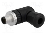 Conector M12 HARTING 8 PIN tată A-DeviceNet CANopen IP67